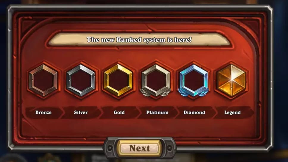 Hearthstone Ranking System, Rewards, and Bonus Stars. How do they work, and what rewards can you get? cover image