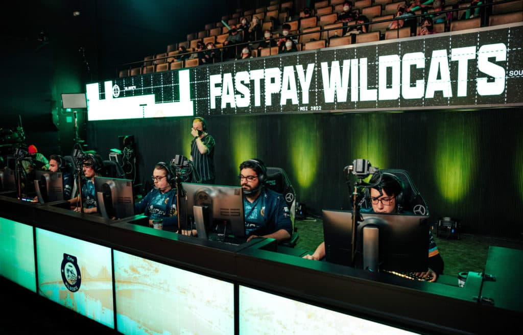 Jogadores do Istanbul Wildcats - Foto: Colin Young-Wolff/Riot Games