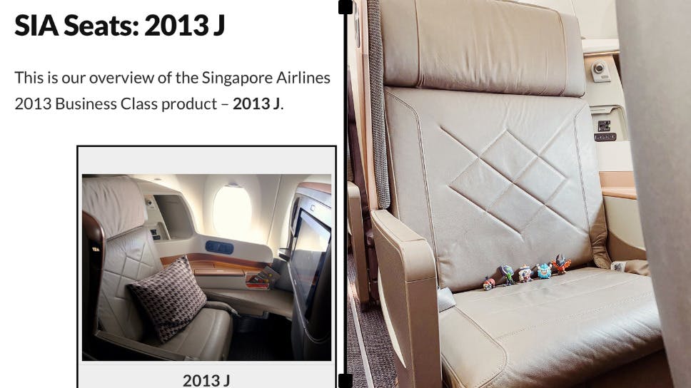 Singapore Airlines seat vs picture by Valve.