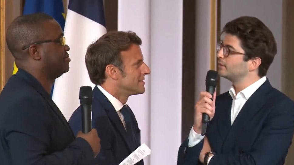 Ceb talks about esports in France with French President Macron cover image