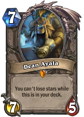 Iksar's tribute card - From hearthstone Credits