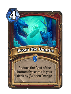 From the Depths<br>Old: [Costs 3] →&nbsp;<strong>New: [Costs 4]</strong>