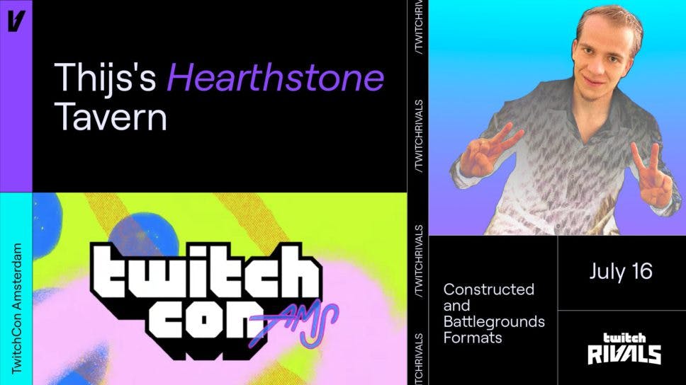 Hearthstone is back at TwitchCon with Thijs’ Twitch Rivals $40K event featuring Constructed and Battlegrounds cover image