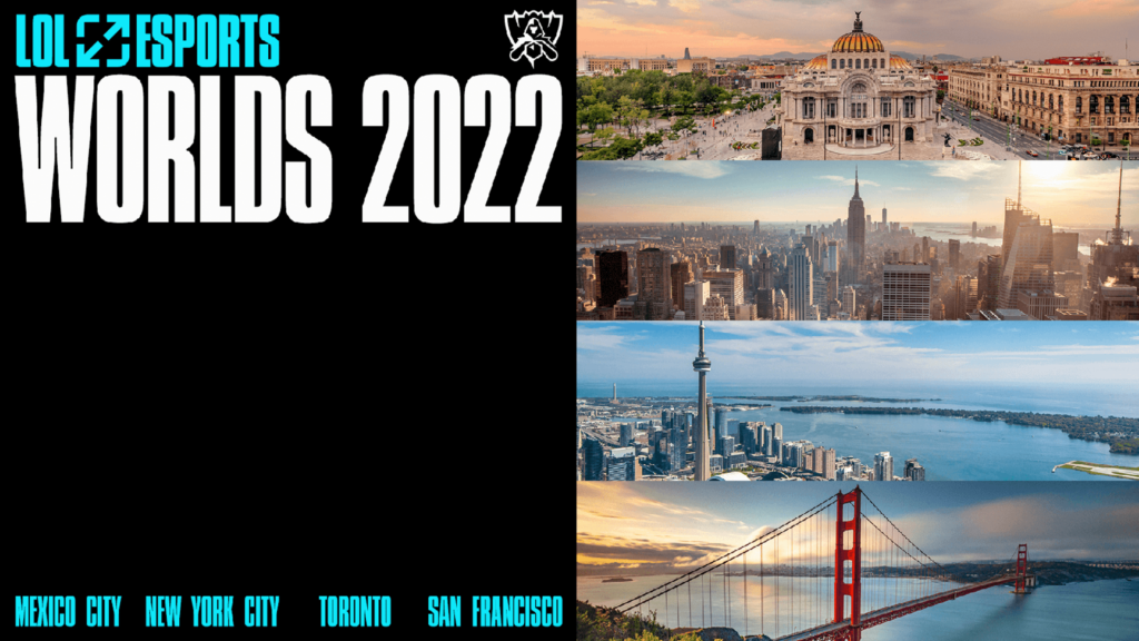 Worlds 2022 Cities. Image Credit: Riot Games.