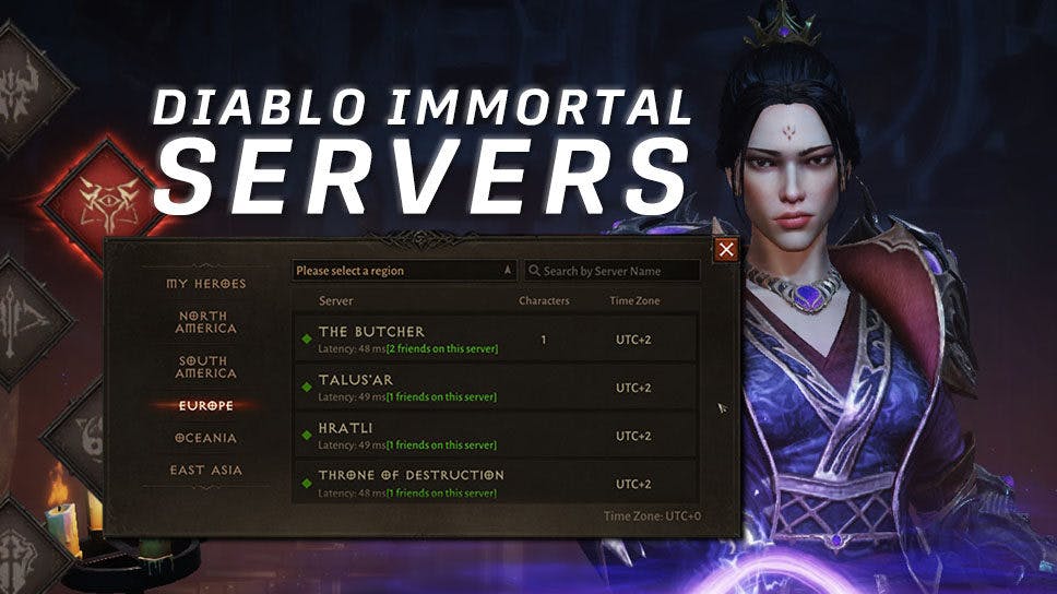 Diablo Immortal Server: How to check and change your server cover image