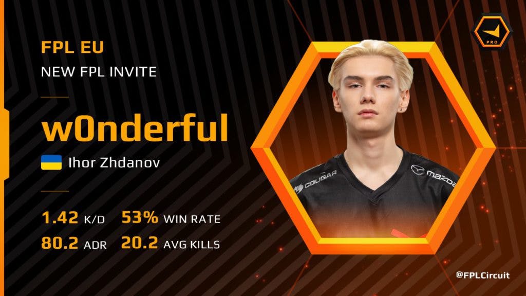 w0nderful recently qualified for FPL EU