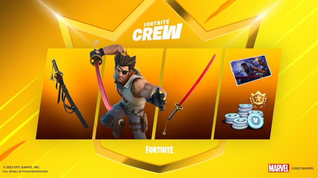 Wolverine Zero Fortnite Crew