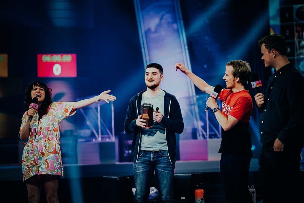 Zorgo, Hearthstone <a href="https://esports.gg/news/hearthstone/blizzard-blaming-streamers-for-battlegrounds-tavern-pass-failure/">Battlegrounds Champion at TwitchCon - Image by Blizzard</a>