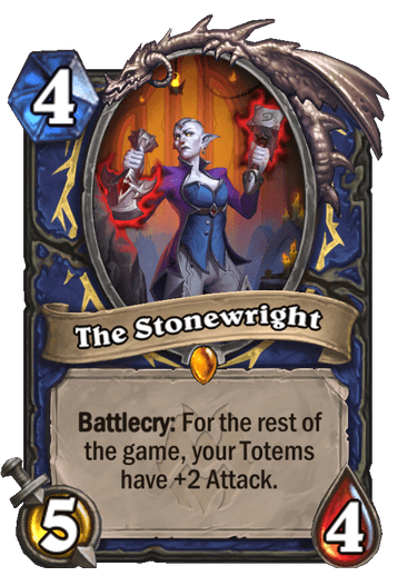 The Stonewright Legendary can also give Totem Shaman an edge. Image via Blizzard Entertainment.