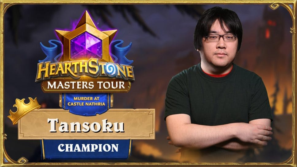 Tansoku wins Hearthstone Masters Tour Murder at Castle Nathria cover image