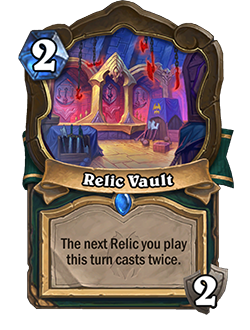 Relic Vault<br>Old: [Costs 3] → <strong>New: [Costs 2]</strong>
