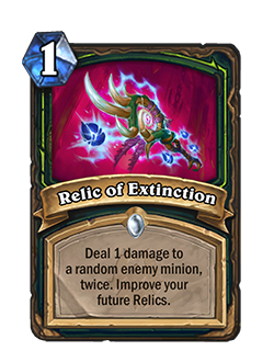 Relic of Extinction<br>Old: [Costs 2] → <strong>New: [Costs 1]</strong>