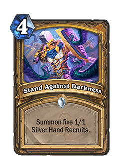 Stand Against Darkness<br>Old: [Costs 5] → <strong>New: [Costs 4]</strong>