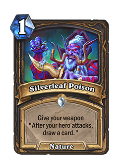 Silverleaf Poison<br>Old: [Costs 2] <strong>→ New: [Costs 1]</strong>