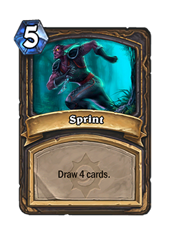 Sprint<br>Old: [Costs 6] → <strong>&nbsp;New: [Costs 5]</strong>
