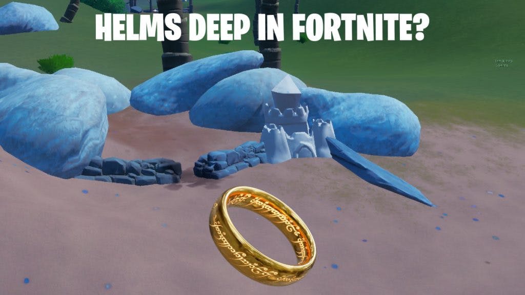 Helms Deep reference in Fortnite