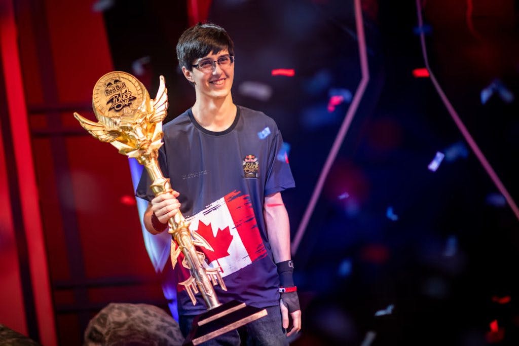 Jumong became the Red Bull Player One champion in 2019. Image via Marcelo Maragni and Red Bull.