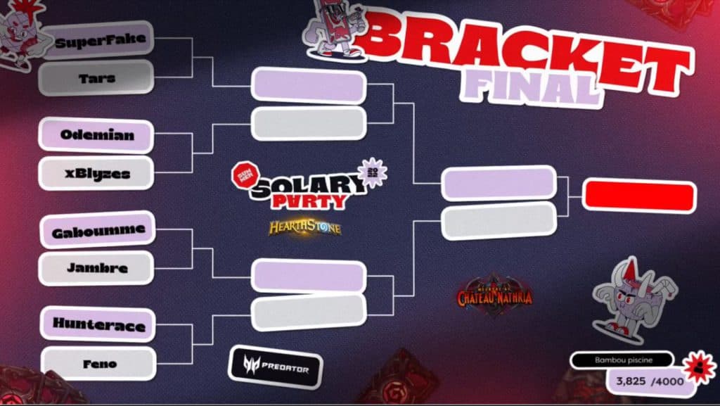 Solary Hearthstone Party Bracket