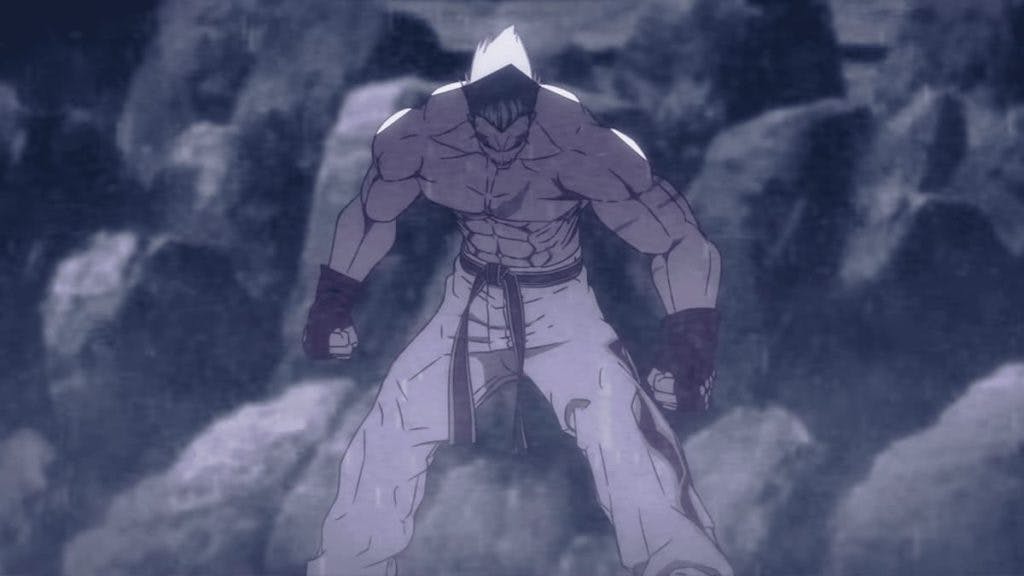Kazuya is Jin Kazama's father (Image via Netflix)