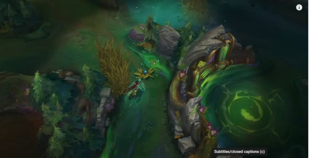 Summoners Rift with Chemtech Drake. Image Screenshot from Riot