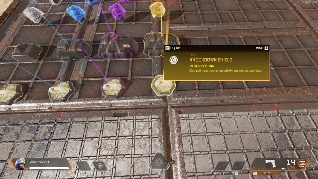 The Resurrection ability will be removed from the gold knockdown shield for Apex Legends Season 14