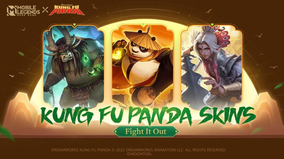 MLBB x Kung Fu Panda: 3 skins join the game, here’s how to unlock them cover image