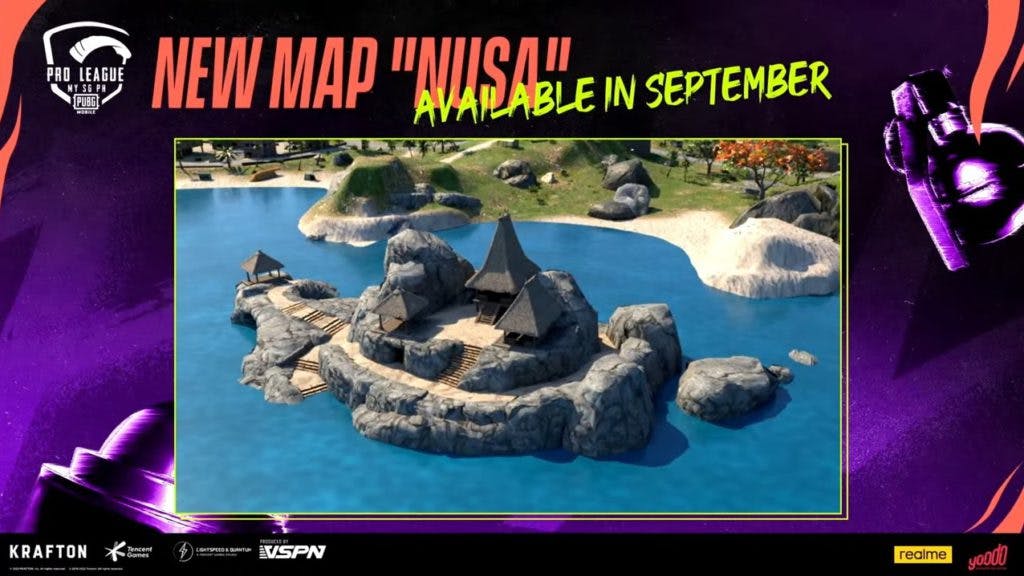 Nusa will have a lot of stand-out locations (Screenshot via Tencent)