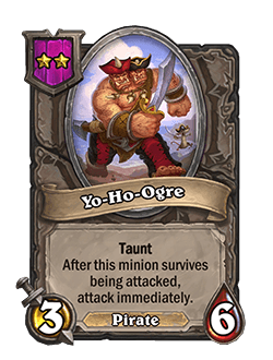 Yo-Ho-Ogre - Image via Blizzard<br>Old: 3 Attack, 5 Health<br><strong>New: 3 Attack, 6 Health</strong>