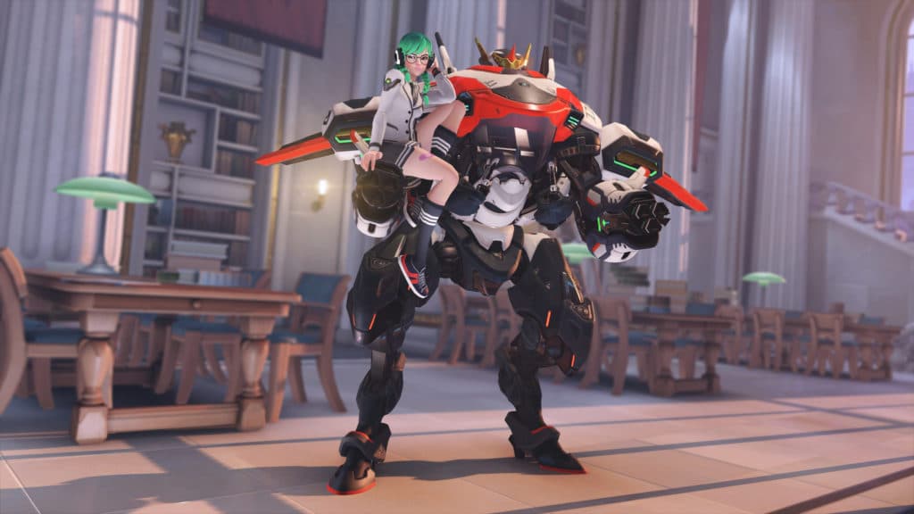 Overwatch 2 screenshot of D.Va. Image via Blizzard Entertainment.