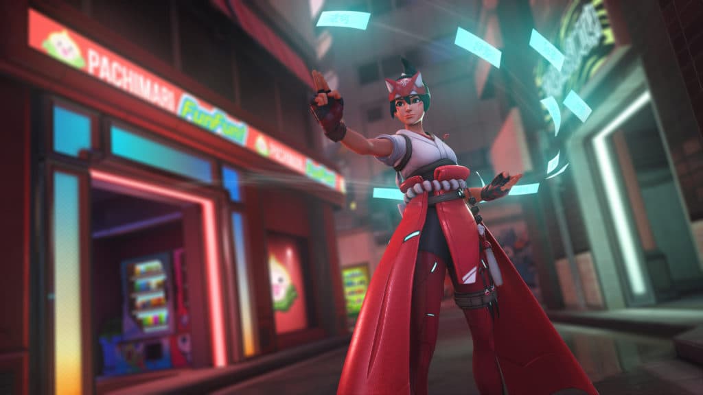 Overwatch 2 screenshot of Kiriko. Image via Blizzard Entertainment.