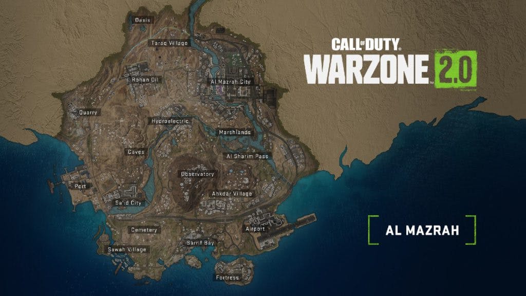Warzone 2.0 map