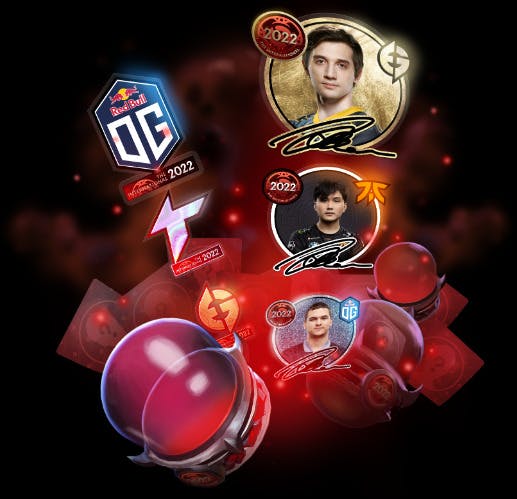 Image showcasing the pro player stickers