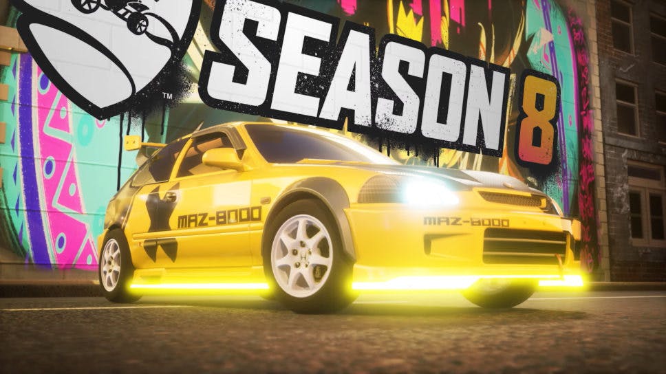 Rocket League Season 8 introduces the Honda Civic Type R, patch released cover image