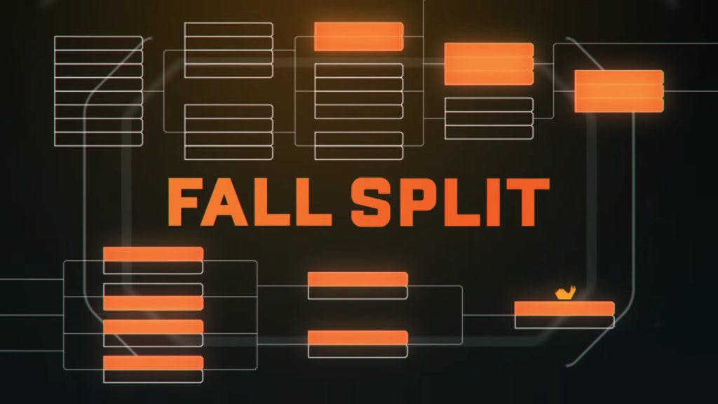 Fall Split Bracket Structure. Image by Esports.gg.