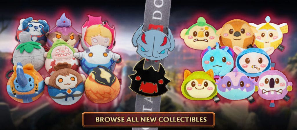 image of some of the collectibles from the Secret Shop website