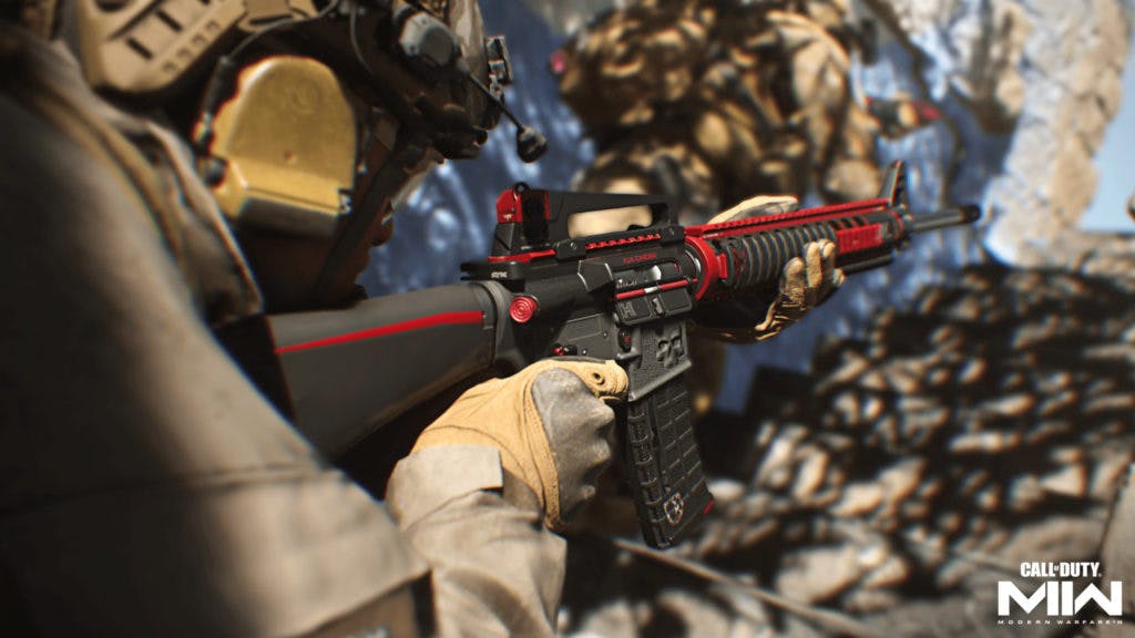 One combination for the FJX Cinder Vault Weapon. Photo via Activision / Infinity Ward.
