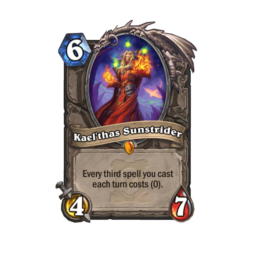 Kael'Thas Sustrider (pre-nerf), inspiration for this Tavern Brawl - Image via Blizzard