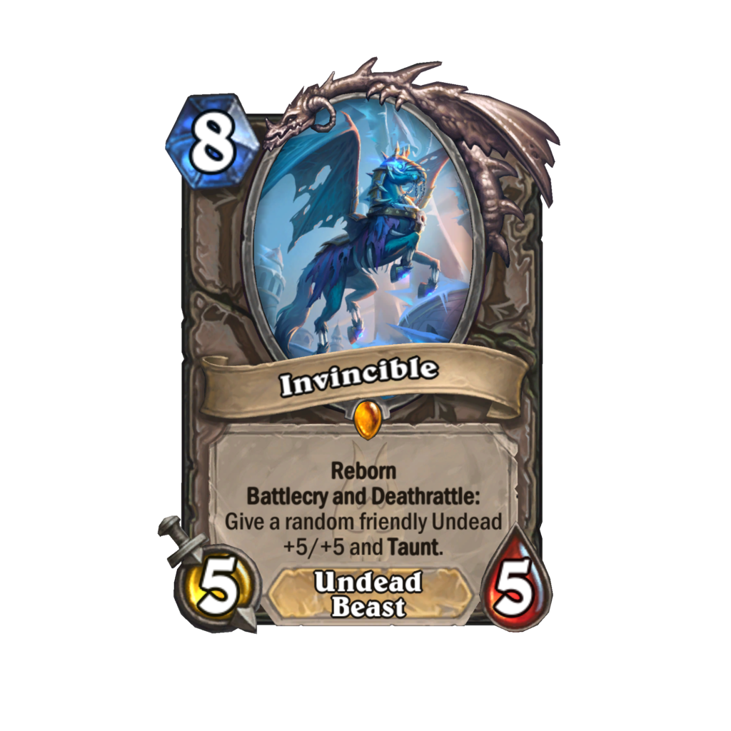 Arthas' horse, Invincible is in March of the Lich King. Image via Blizzard Entertainment.