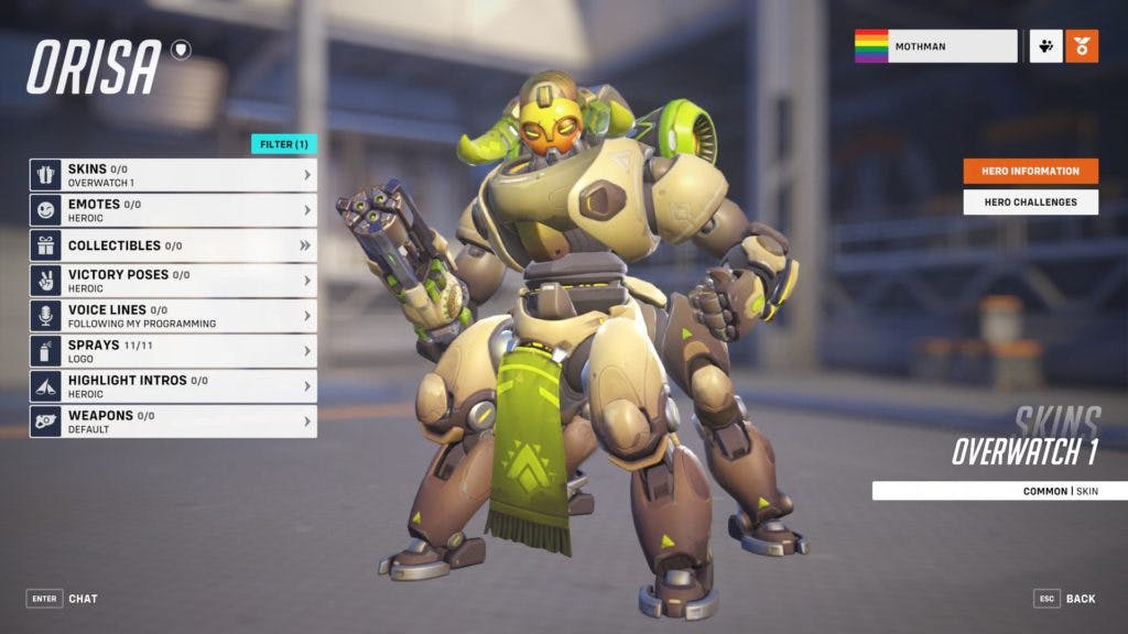 Orisa works well in close quarters with her team by her side (Image via Esports.gg)