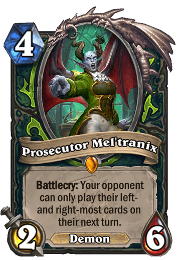 Prosecutor Mel'tranix - Maw and Disorder Legendary<br>Image by Blizzard