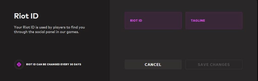 Alter the Riot ID and Tagline to change your name in Valorant (Image via Riot Games/Esports.gg)