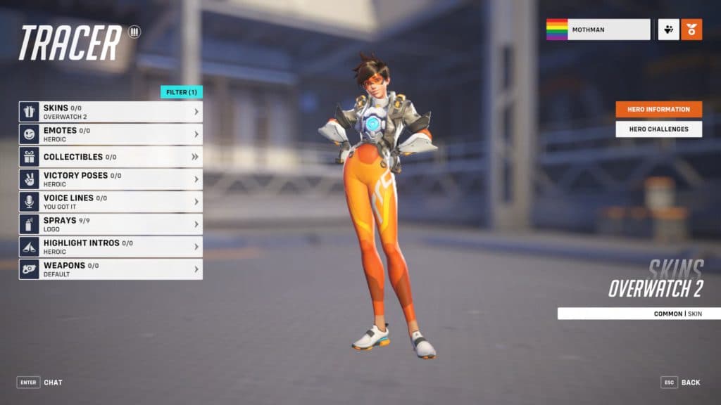 Tracer players should stay mobile at all times (Image via Esports.gg)