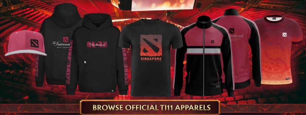 Picture of the official TI apparel from the Secret Shop website