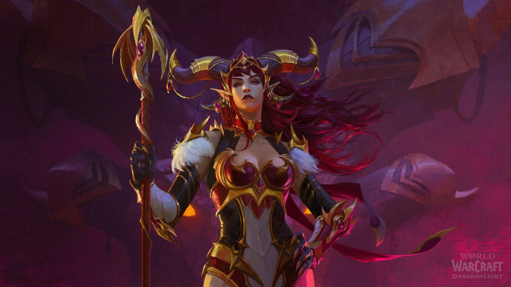 Alexstrasza is a character in the World of Warcraft Dragonflight expansion. Image via Blizzard Entertainment.
