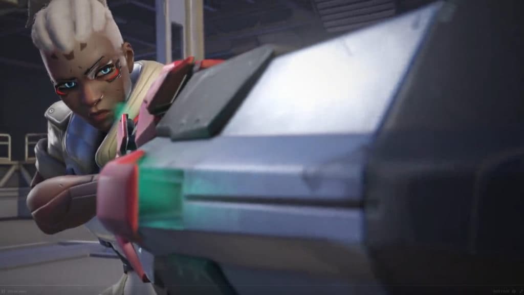 A free Overwatch 2 highlight intro for Sojourn is now available. Image via Blizzard Entertainment.