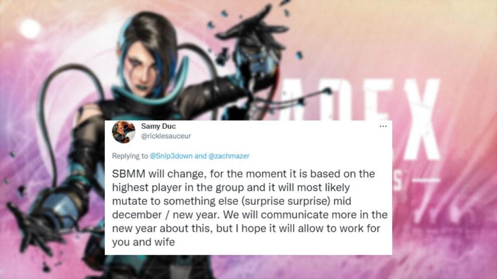 Apex Legends dev promises upcoming changes to SBMM cover image