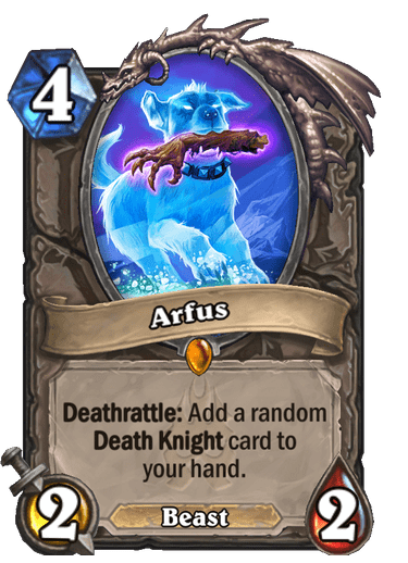 Arfus - Frozen Throne returning card for Knights of Hallows End event
