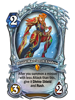Diamond Blood Matriarch Liadrin<br>(Image via Blizzard)