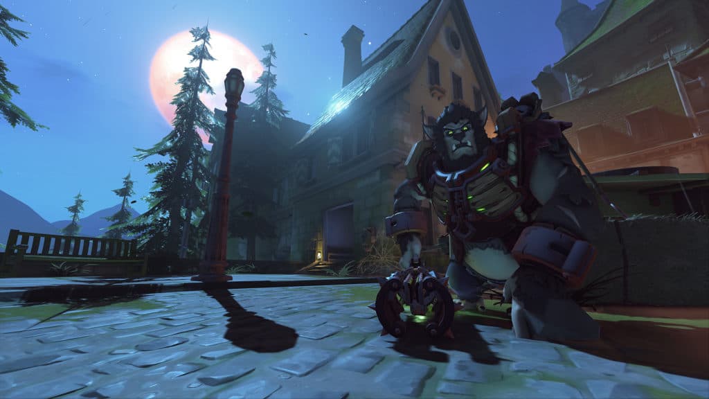 Overwatch 2 Halloween Terror Werewolf Winston Legendary Skin. Image via Blizzard Entertainment.