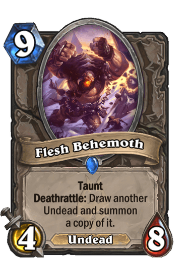 Flesh Behemoth - Unded Minion from March of the Lich King<br>Image via Blizzard